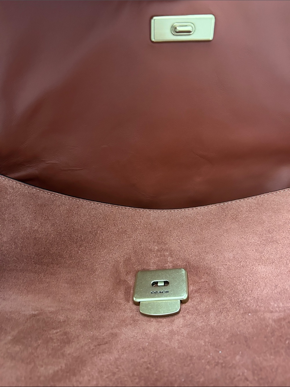 Coach chelsea 36 in suede clay / brass - Picture 8 of 12